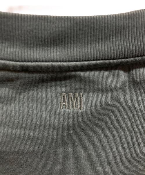 AMI Alexandre Mattiussi（アミアレクサンドルマテュッシ）AMI Alexandre Mattiussi (アミアレクサンドルマテュッシ) Ami De Coeur Tシャツ グリーン サイズ:Ｍの古着・服飾アイテム