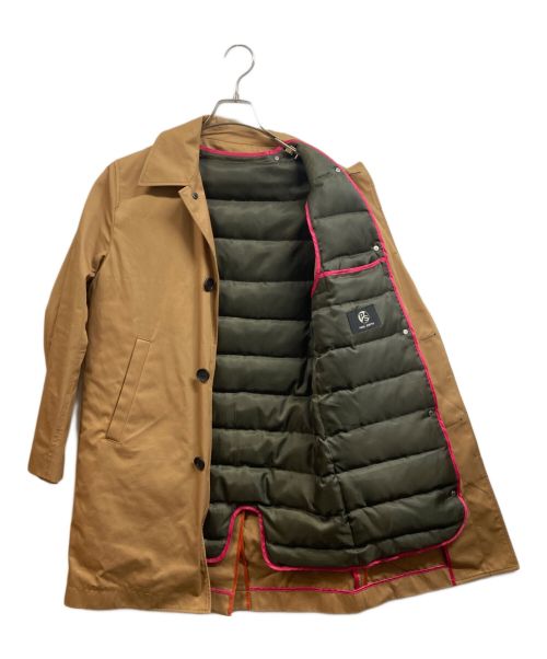 PAUL SMITH（ポールスミス）Paul Smith (ポールスミス) ダウンライナー付ステンカラーコート ブラウン サイズ:Sの古着・服飾アイテム