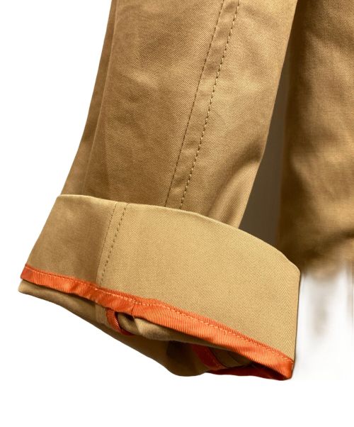 PAUL SMITH（ポールスミス）Paul Smith (ポールスミス) ダウンライナー付ステンカラーコート ブラウン サイズ:Sの古着・服飾アイテム