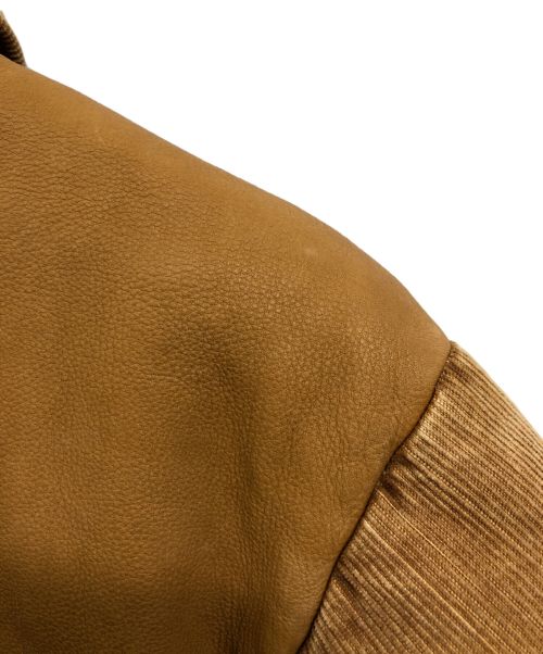 REMI RELIEF（レミレリーフ）REMI RELIEF (レミレリーフ) BEAMS PLUS (ビームスプラス) 別注ダウンジャケット ベージュ サイズ:Mの古着・服飾アイテム