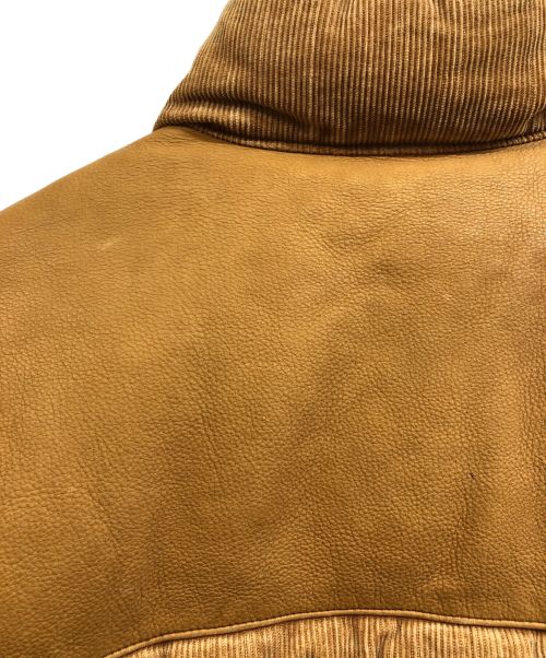 REMI RELIEF（レミレリーフ）REMI RELIEF (レミレリーフ) BEAMS PLUS (ビームスプラス) 別注ダウンジャケット ベージュ サイズ:Mの古着・服飾アイテム