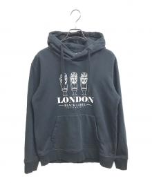 BLACK LABEL CRESTBRIDGE（ブラックレーベル クレストブリッジ）の古着「プルオーバーパーカー」｜ブラック