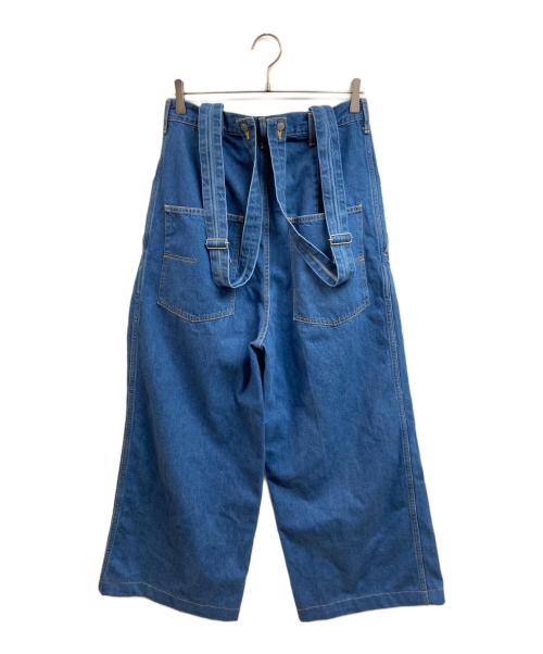 Gemini（ジェミニ）Gemini (ジェミニ) サスペンダーデニムパンツ インディゴ サイズ:Freeの古着・服飾アイテム