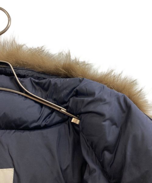 MONCLER（モンクレール）MONCLER (モンクレール) ダウンジャケット ネイビー サイズ:5の古着・服飾アイテム