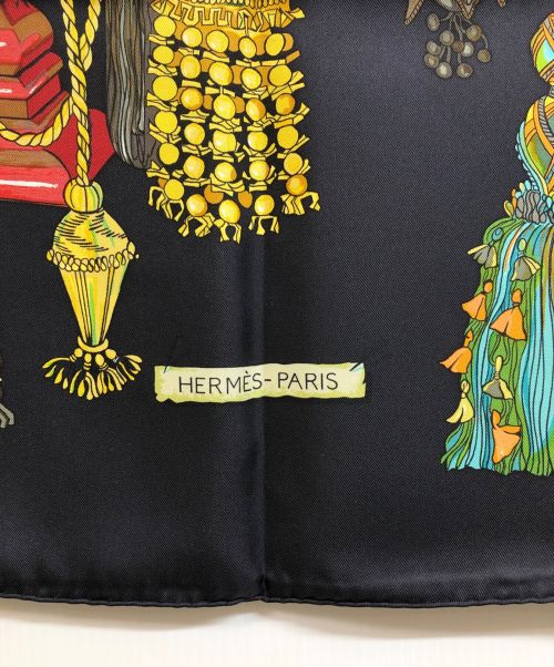 HERMES（エルメス）HERMES (エルメス) カレ90 ブラックの古着・服飾アイテム