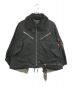中古・古着 ALPHA (アルファ) beautiful people (ビューティフルピープル) Alpha double-end c/n mods coat ブラック×グレー サイズ:S：47000円