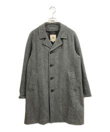J.PRESS（ジェイプレス）の古着「JAPAN TWEED with REAL SHETLAND Bal Collar Coat」｜グレー