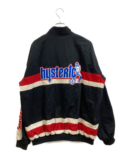 Hysteric Glamour（ヒステリックグラマー）Hysteric Glamour (ヒステリックグラマー) レイシングピットクルージャケット レッド×ブラック サイズ:Lの古着・服飾アイテム