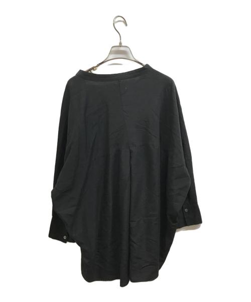 Lisiere（リジェール）Lisiere (リジェール) Vネックブラウス ドルマンスリーブ ブラック サイズ:記載なしの古着・服飾アイテム