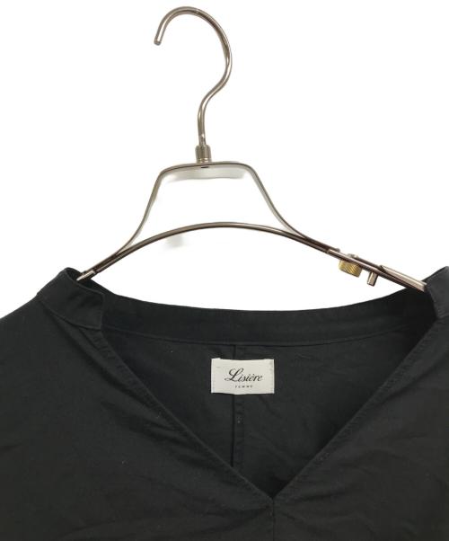 Lisiere（リジェール）Lisiere (リジェール) Vネックブラウス ドルマンスリーブ ブラック サイズ:記載なしの古着・服飾アイテム