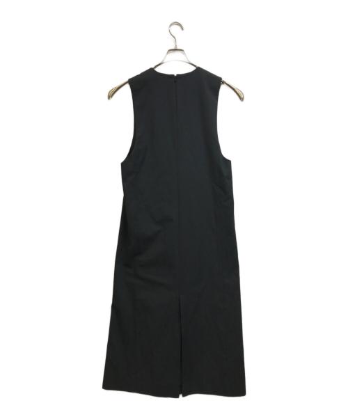 Drawing Numbers（ドローイングナンバーズ）Drawing Numbers (ドローイングナンバーズ) ドライオックスパネル深Vワンピース ブラック サイズ:38 未使用品の古着・服飾アイテム