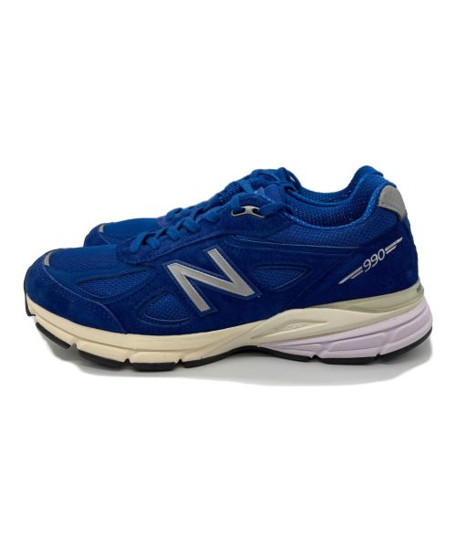 NEW BALANCE（ニューバランス）NEW BALANCE (ニューバランス) Aime Leon Dore (エメ レオン ドレ) 990v4 ブルー サイズ:US08 1/2の古着・服飾アイテム