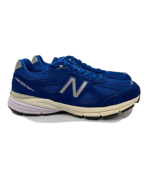 NEW BALANCE（ニューバランス）NEW BALANCE (ニューバランス) Aime Leon Dore (エメ レオン ドレ) 990v4 ブルー サイズ:US08 1/2の古着・服飾アイテム