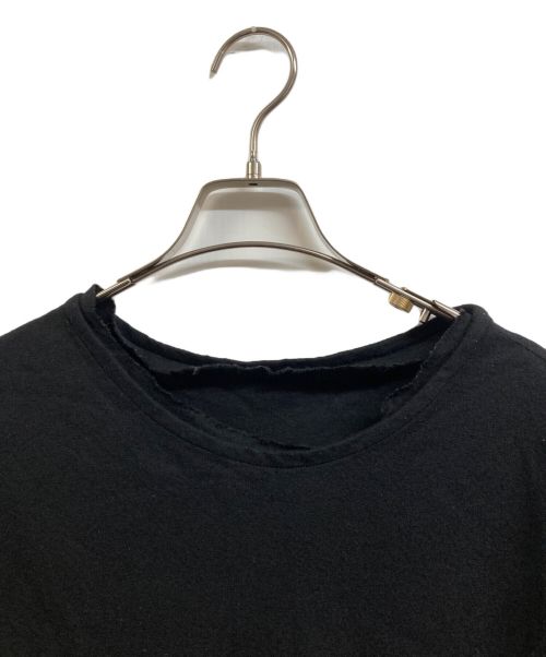 yohji yamamoto+noir（ヨウジヤマモトプリュスノアール）yohji yamamoto+noir (ヨウジヤマモトプリュスノアール) ウールレーヨンデザインワンピース ブラック サイズ:1の古着・服飾アイテム