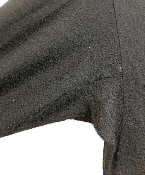 yohji yamamoto+noir（ヨウジヤマモトプリュスノアール）yohji yamamoto+noir (ヨウジヤマモトプリュスノアール) ウールレーヨンデザインワンピース ブラック サイズ:1の古着・服飾アイテム