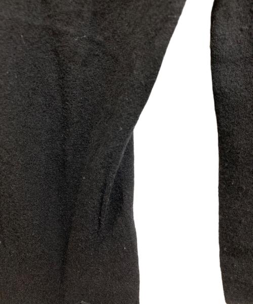 yohji yamamoto+noir（ヨウジヤマモトプリュスノアール）yohji yamamoto+noir (ヨウジヤマモトプリュスノアール) ウールレーヨンデザインワンピース ブラック サイズ:1の古着・服飾アイテム