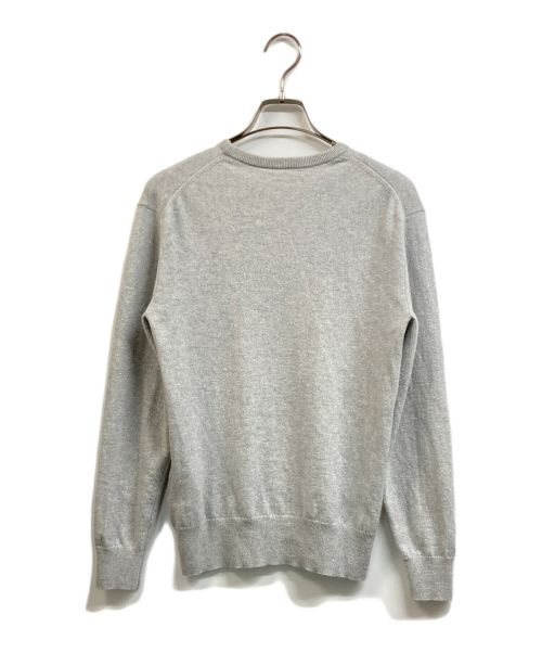 GALERIE VIE（ギャルリーヴィー）GALERIE VIE (ギャルリーヴィー) スコットランドカシミヤ クルーネックプルオーバー グレー サイズ:Fの古着・服飾アイテム