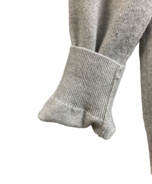 GALERIE VIE（ギャルリーヴィー）GALERIE VIE (ギャルリーヴィー) スコットランドカシミヤ クルーネックプルオーバー グレー サイズ:Fの古着・服飾アイテム