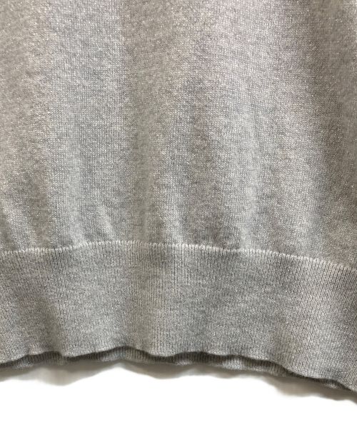 GALERIE VIE（ギャルリーヴィー）GALERIE VIE (ギャルリーヴィー) スコットランドカシミヤ クルーネックプルオーバー グレー サイズ:Fの古着・服飾アイテム