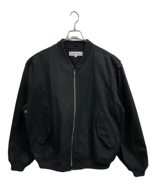 Time is on（タイムイズオン）Time is on (タイムイズオン) COTTON DUCK JUMPER ブラック サイズ:1の古着・服飾アイテム