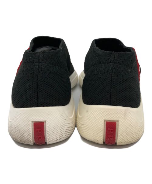 PRADA SPORTS（プラダスポーツ）PRADA SPORTS (プラダスポーツ) メッシュスリッポン ブラック サイズ:361/2の古着・服飾アイテム