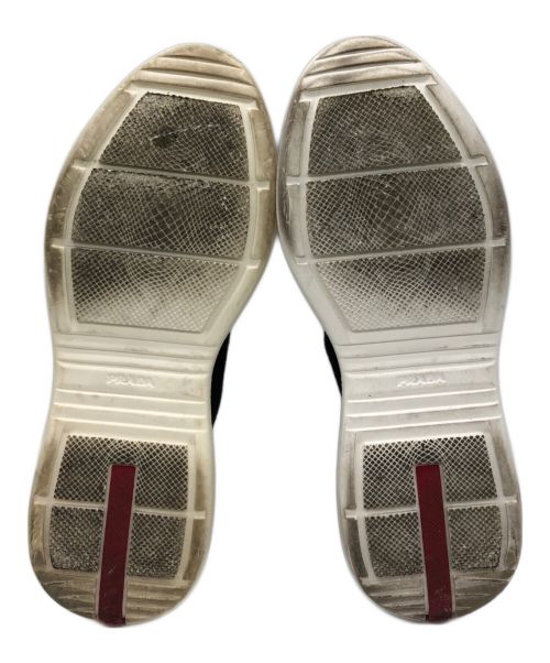 PRADA SPORTS（プラダスポーツ）PRADA SPORTS (プラダスポーツ) メッシュスリッポン ブラック サイズ:361/2の古着・服飾アイテム