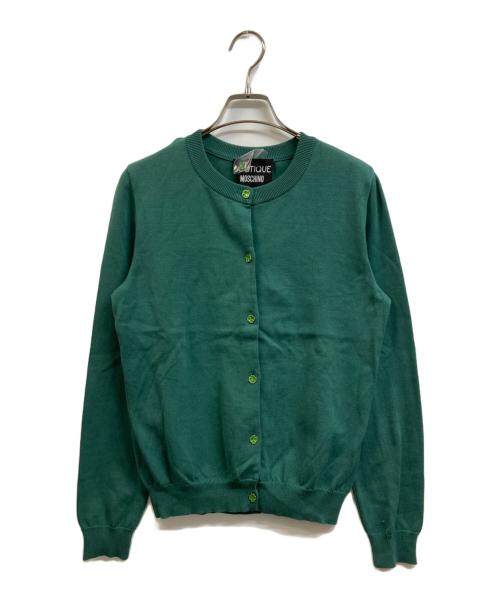 BOUTIQUE MOSCHINO（ブティック モスキーノ）BOUTIQUE MOSCHINO (ブティック モスキーノ) ニットカーディガン グリーン サイズ:-の古着・服飾アイテム