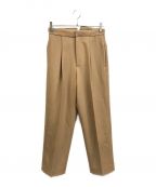 Geminiジェミニ）の古着「バックバックルパンツ」｜ベージュ