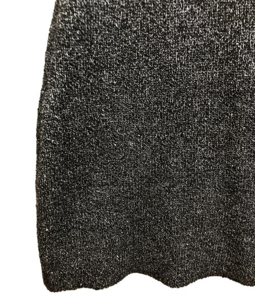 darich（ダーリッチ）darich (ダーリッチ) パイルロゴボーダーニットミニワンピース グレー サイズ:Freeの古着・服飾アイテム