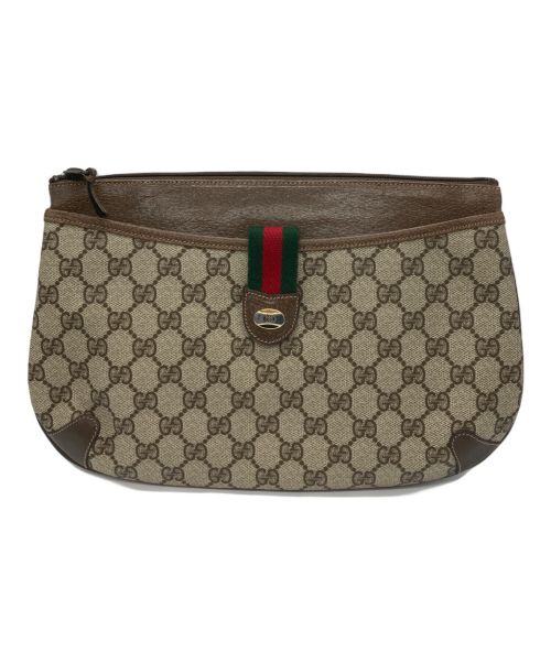 GUCCI（グッチ）GUCCI (グッチ) GGスプリームショルダーバッグ ベージュの古着・服飾アイテム