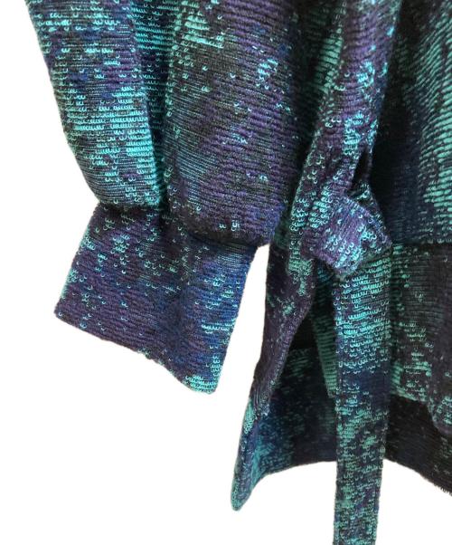 SHAREEF（シャリーフ）SHAREEF (シャリーフ) PILE JQ MOCK NECK L/S PO ブルー サイズ:1の古着・服飾アイテム