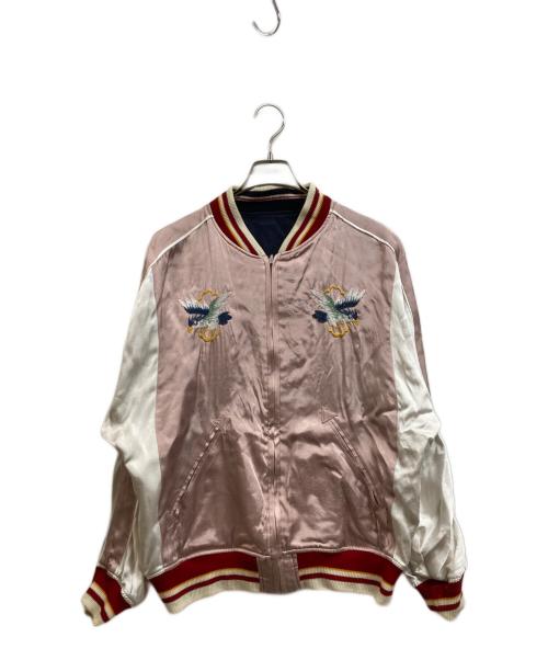 DAIRIKU（ダイリク）DAIRIKU (ダイリク) 23SS「Japan Ska Jumper」 ピンク×ネイビー サイズ:Mの古着・服飾アイテム