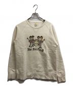 BARNSバーンズ）の古着「プリントスウェット」｜ベージュ