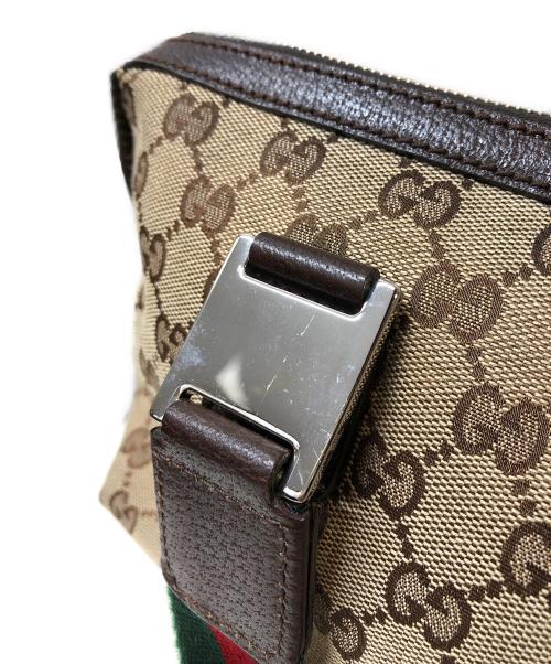 GUCCI（グッチ）GUCCI (グッチ) シェリーライン ハンドバッグ ベージュの古着・服飾アイテム