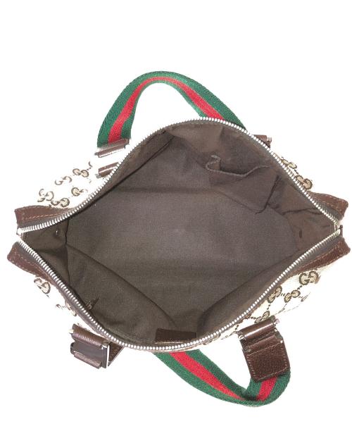 GUCCI（グッチ）GUCCI (グッチ) シェリーライン ハンドバッグ ベージュの古着・服飾アイテム