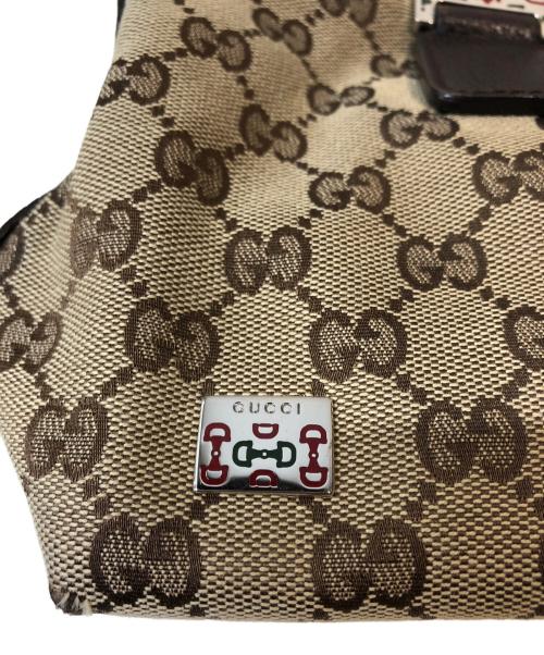 GUCCI（グッチ）GUCCI (グッチ) シェリーライン ハンドバッグ ベージュの古着・服飾アイテム