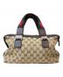 GUCCI (グッチ) シェリーライン ハンドバッグ ベージュ：35000円
