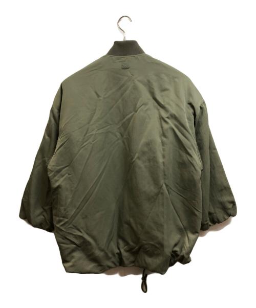 WEEKEND Max Mara（ウィークエンド マックスマーラ）Weekend Max Mara (ウィークエンド マックスマーラ) テクニカル ナイロン ボンバー ジャケット グリーン サイズ:JP 40 未使用品の古着・服飾アイテム
