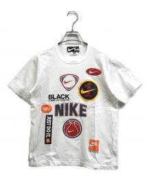 BLACK COMME des GARCONS×NIKE（ブラックコムデギャルソン×ナイキ）の古着「ロゴtシャツ」｜ホワイト