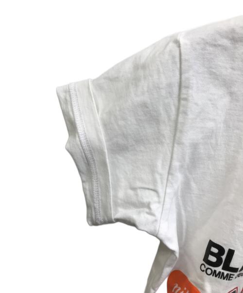 BLACK COMME des GARCONS（ブラックコムデギャルソン）BLACK COMME des GARCONS (ブラック コムデギャルソン) NIKE (ナイキ) ロゴtシャツ ホワイト サイズ:Mの古着・服飾アイテム