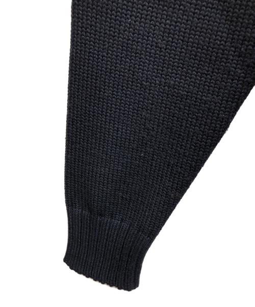 Zanone（ザノーネ）Zanone (ザノーネ) 5ゲージウールソリッドスタンドカラーニットカーディガン ネイビー サイズ:48の古着・服飾アイテム