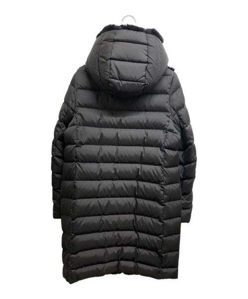 UNITED ARROWS（ユナイテッドアローズ）UNITED ARROWS (ユナイテッドアローズ) フェイクファーコンビ ダウンコート ブラック サイズ:36の古着・服飾アイテム