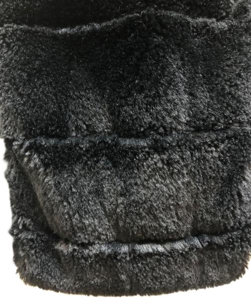 UNITED ARROWS（ユナイテッドアローズ）UNITED ARROWS (ユナイテッドアローズ) フェイクファーコンビ ダウンコート ブラック サイズ:36の古着・服飾アイテム