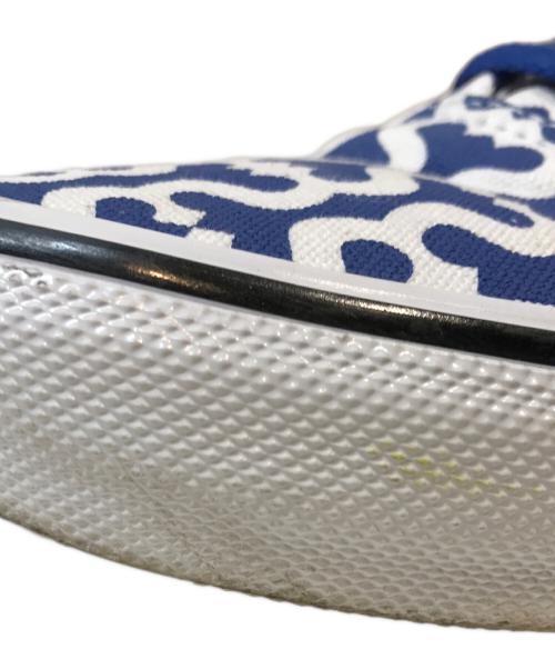 VANS（ヴァンズ）VANS (バンズ) Supreme (シュプリーム) モノグラムSロゴ エラ ローカットスニーカー ブルー サイズ:27の古着・服飾アイテム
