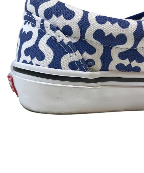 VANS（ヴァンズ）VANS (バンズ) Supreme (シュプリーム) モノグラムSロゴ エラ ローカットスニーカー ブルー サイズ:27の古着・服飾アイテム