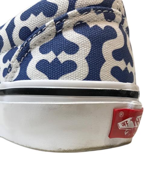 VANS（ヴァンズ）VANS (バンズ) Supreme (シュプリーム) モノグラムSロゴ エラ ローカットスニーカー ブルー サイズ:27の古着・服飾アイテム