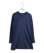 Whim Gazetteウィムガゼット）の古着「ミラノリブヨーク切替プルオーバー」｜ネイビー