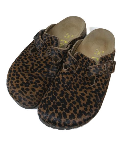 papillio（パピリオ）papillio (パピリオ) ハラコサンダル ベージュ サイズ:7の古着・服飾アイテム