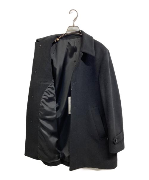JOSEPH HOMME（ジョゼフ オム）JOSEPH HOMME (ジョゼフ オム) グロッシーウールバルマカーンコート ブラック サイズ:46 未使用品の古着・服飾アイテム