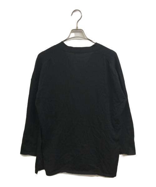 Whim Gazette（ウィムガゼット）Whim Gazette (ウィムガゼット) ハイゲージカーディガン ブラック サイズ:FREE 未使用品の古着・服飾アイテム